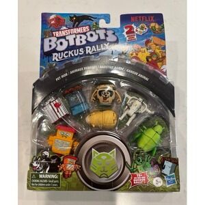 Transformers BotBots Ruckus Rally Pet Mob 8-Pack Netflix Series Hasbro Figures